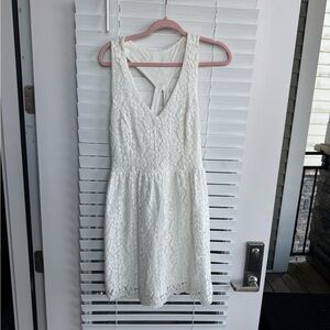 Altar’d State Elegant White Lace Dress
